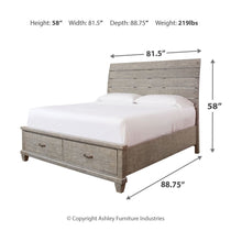 Naydell Storage Panel Bed