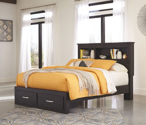 Reylow Storage Bookcase Bed