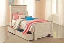 Willowton Panel Bed with 1 Large Storage Drawer