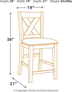 Caitbrook Single Counter Height Bar Stool