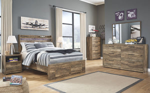 Rusthaven Storage Panel Bed