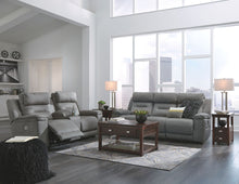 Trampton Power Reclining Loveseat with Console