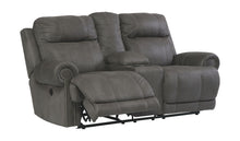 Austere Power Reclining Loveseat with Console