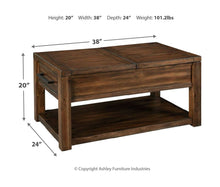 Marleza Coffee Table with Lift Top