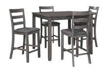 Bridson Counter Height Dining Room Table and Bar Stools (Set of 5)