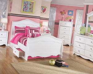 Exquisite Storage Sleigh Bed