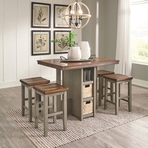 Lettner Counter Height Dining Table and Bar Stools (Set of 5)