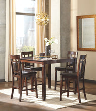 Bennox Counter Height Dining Room Table and Bar Stools (Set of 5)