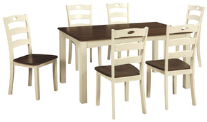 Woodanville Dining Table and Chairs (Set of 7)