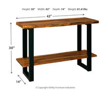 Brosward Sofa/Console Table