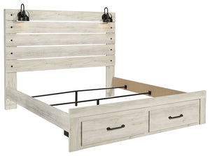 Cambeck Panel Bed with Storage