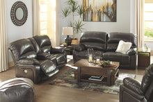 Hallstrung Power Reclining Loveseat with Console