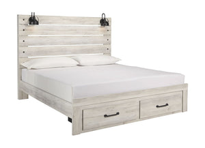 Cambeck Panel Bed with Storage