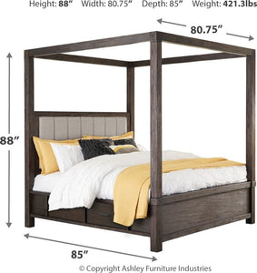 Dellbeck Storage Canopy Bed