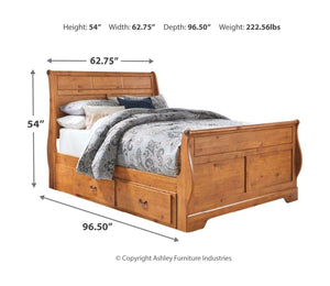 Bittersweet Storage Sleigh Bed