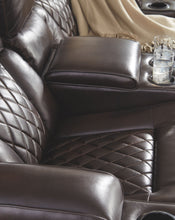 Warnerton Power Reclining Loveseat with Console
