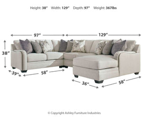 Dellara Sectional with Chaise