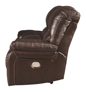 Hallstrung Power Reclining Loveseat with Console